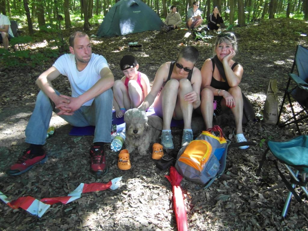 Jarek, Elenka, velká Matylda, Veronika, malá Matylda a Valerie