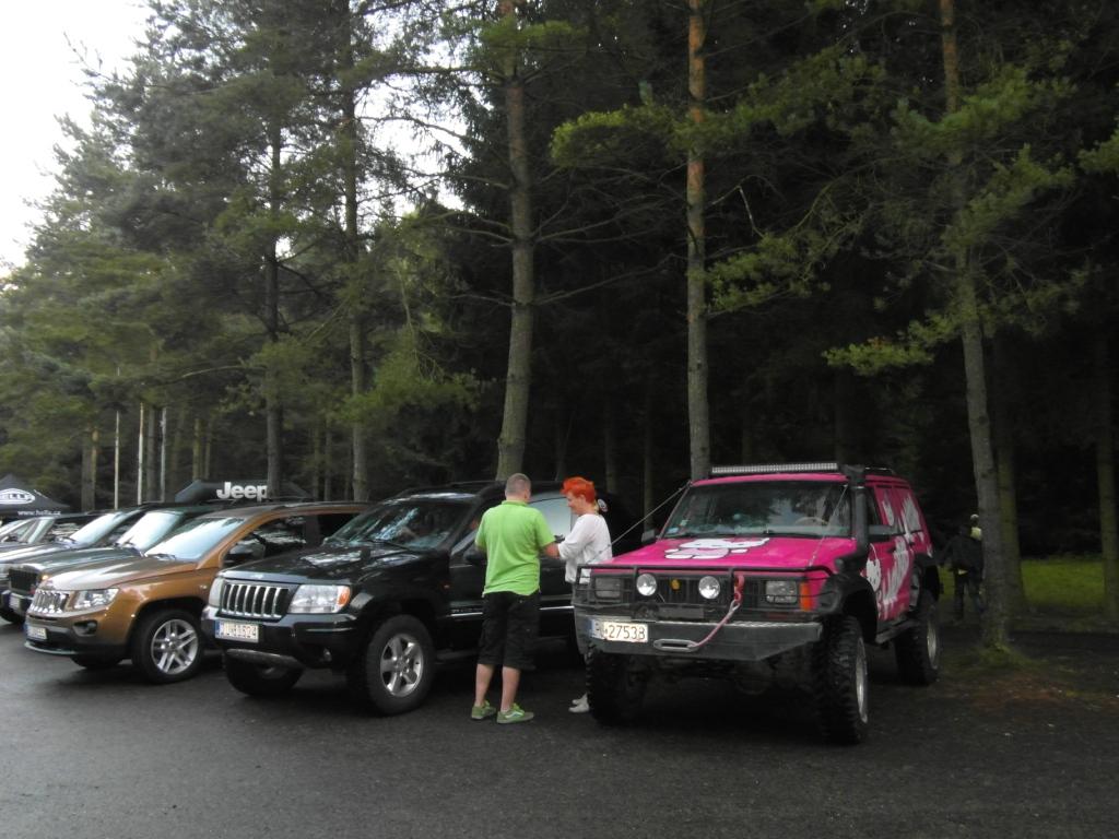 Polská posádka- Siojo s vozem Jeep "Helou Kitty"