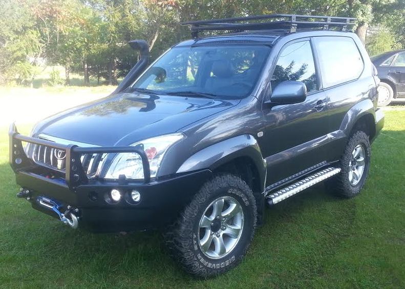 Přední nárazník Toyota LC 120 s lůžkem pro naviják