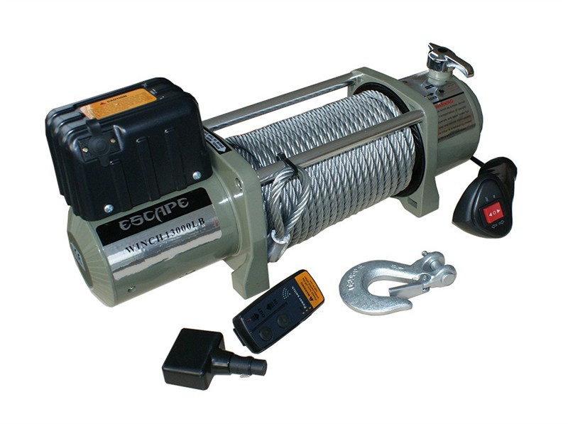 Naviják ESCAPE 13000 lbs (5897 kg) se syntetickým lanem