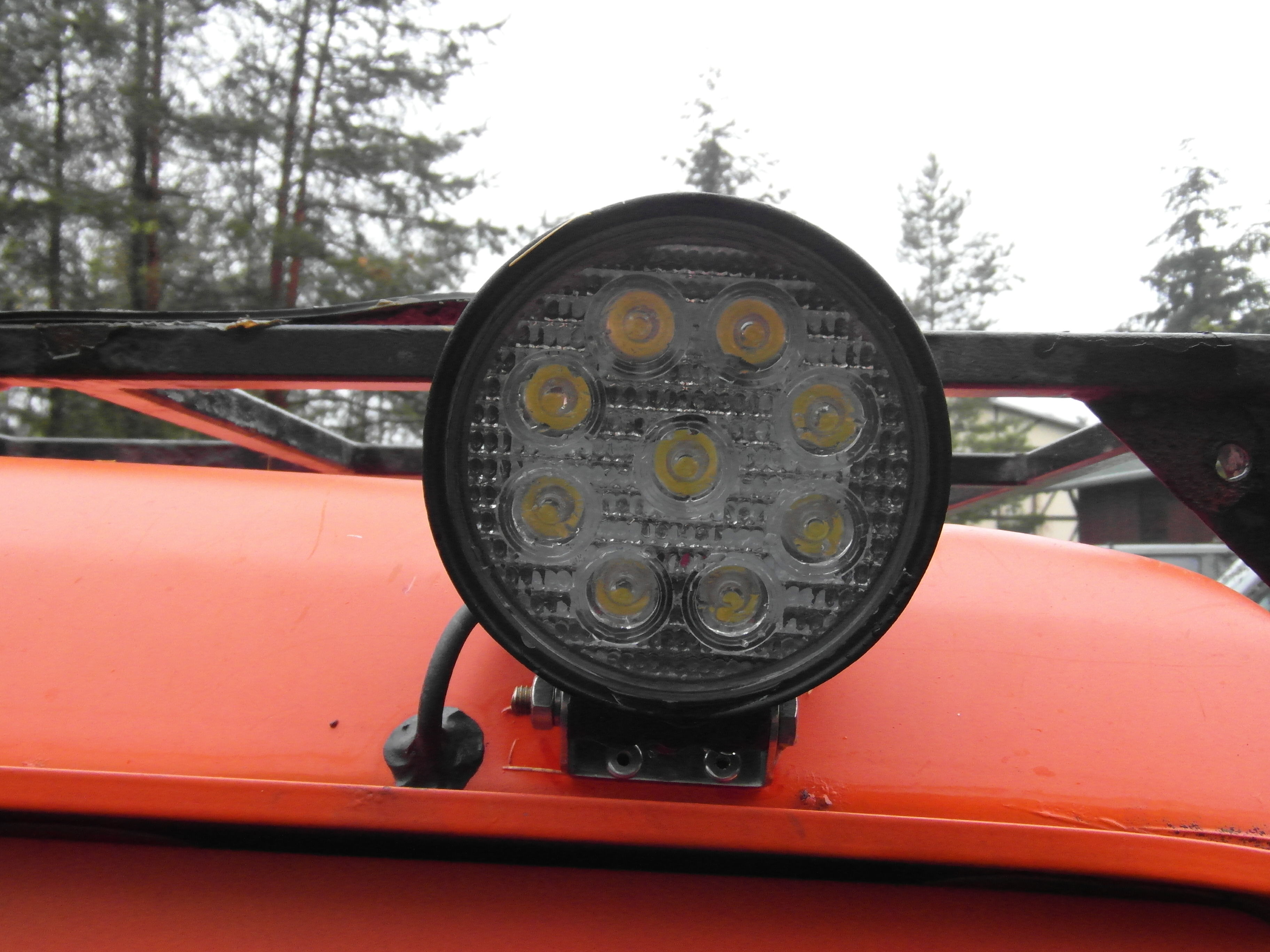 27W LED pracovní světlo kulaté