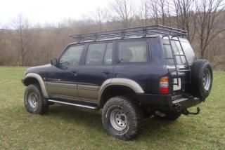 Střešní nosič Nissan Patrol Y61 GU4  dlouhý se sítí