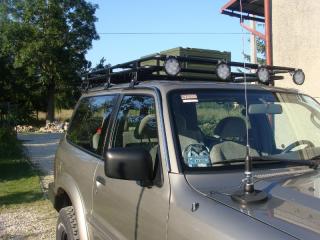 Střešní nosič Nissan Patrol Y61 GU4 krátký se sítí