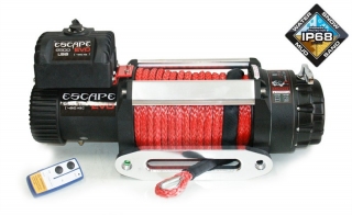 Naviják ESCAPE EVO IP68 9500 lbs 4310 kg 12V se syntetickým lanem