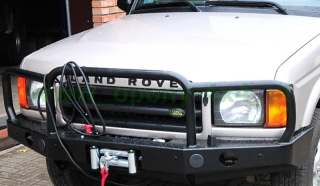 Přední nárazník s lůžkem pro naviják Land Rover Discovery II HD3 s ochr. rámem