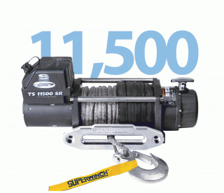 Elektrický naviják Superwinch LTD TigerShark 11500 lbs 12V se synt. lanem