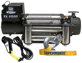 Elektrický naviják Superwinch LTD TigerShark 11500 lbs 12V s ocelovým lanem