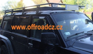Střešní nosič dlouhý bez sítě Nissan Patrol Y60 (LWB)